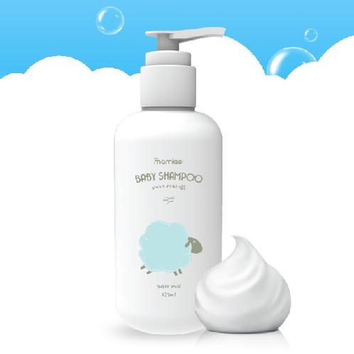 Eco-mamiae Baby Shampoo / Natural ingredients / Hair nutrition / Low stimulus